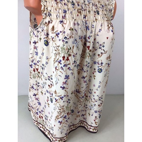 Max Studio Floral Blouse Top Womens Small - Picture 6 of 6